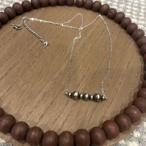 Navajo pearl bar Necklace